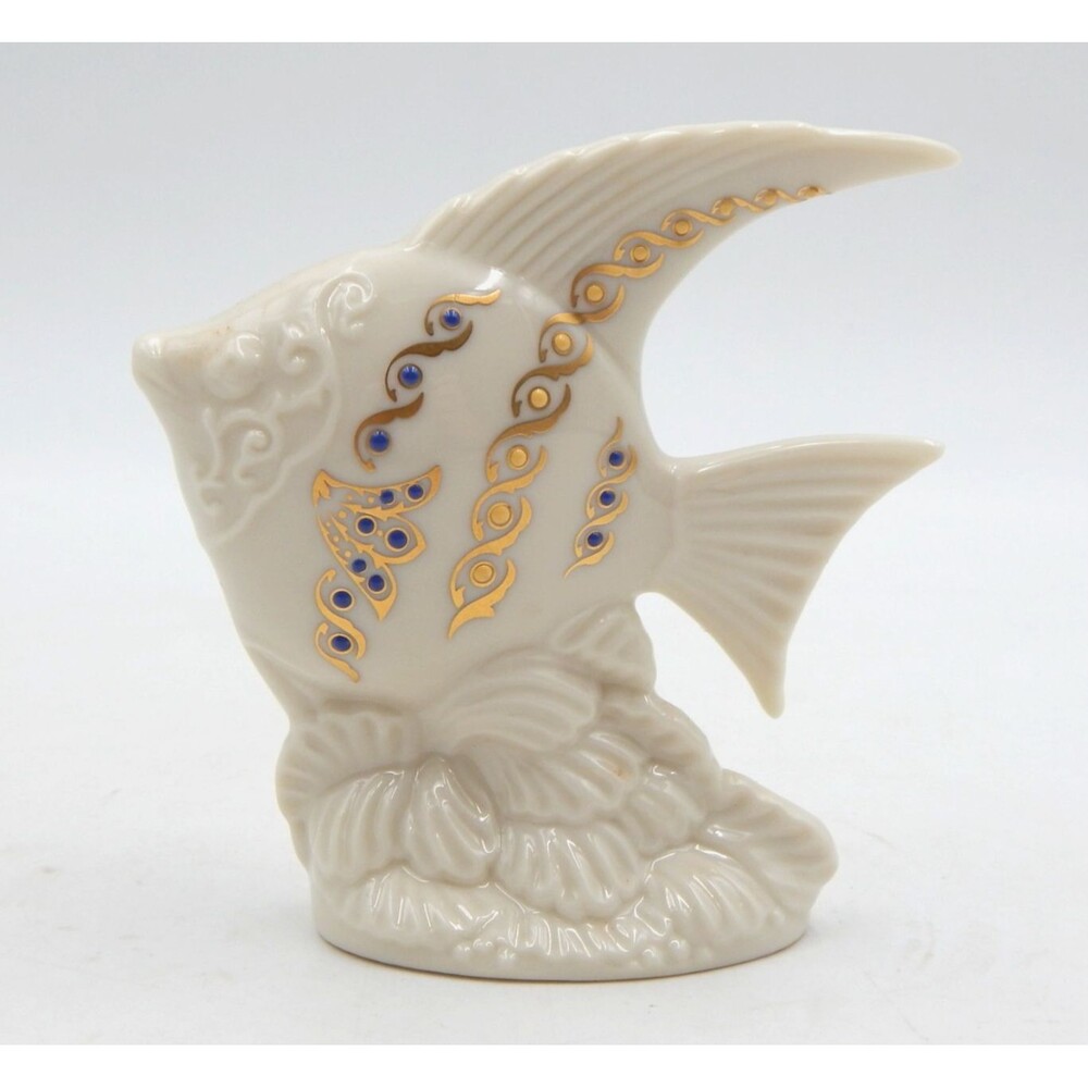 Lenox China Jewels Collection Angelfish Figurine Porcelain Issued 1993 USA